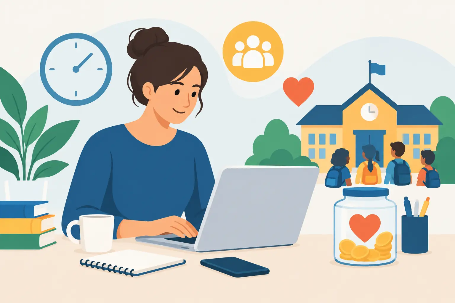 Make School Fundraising Easier for Busy Volunteers