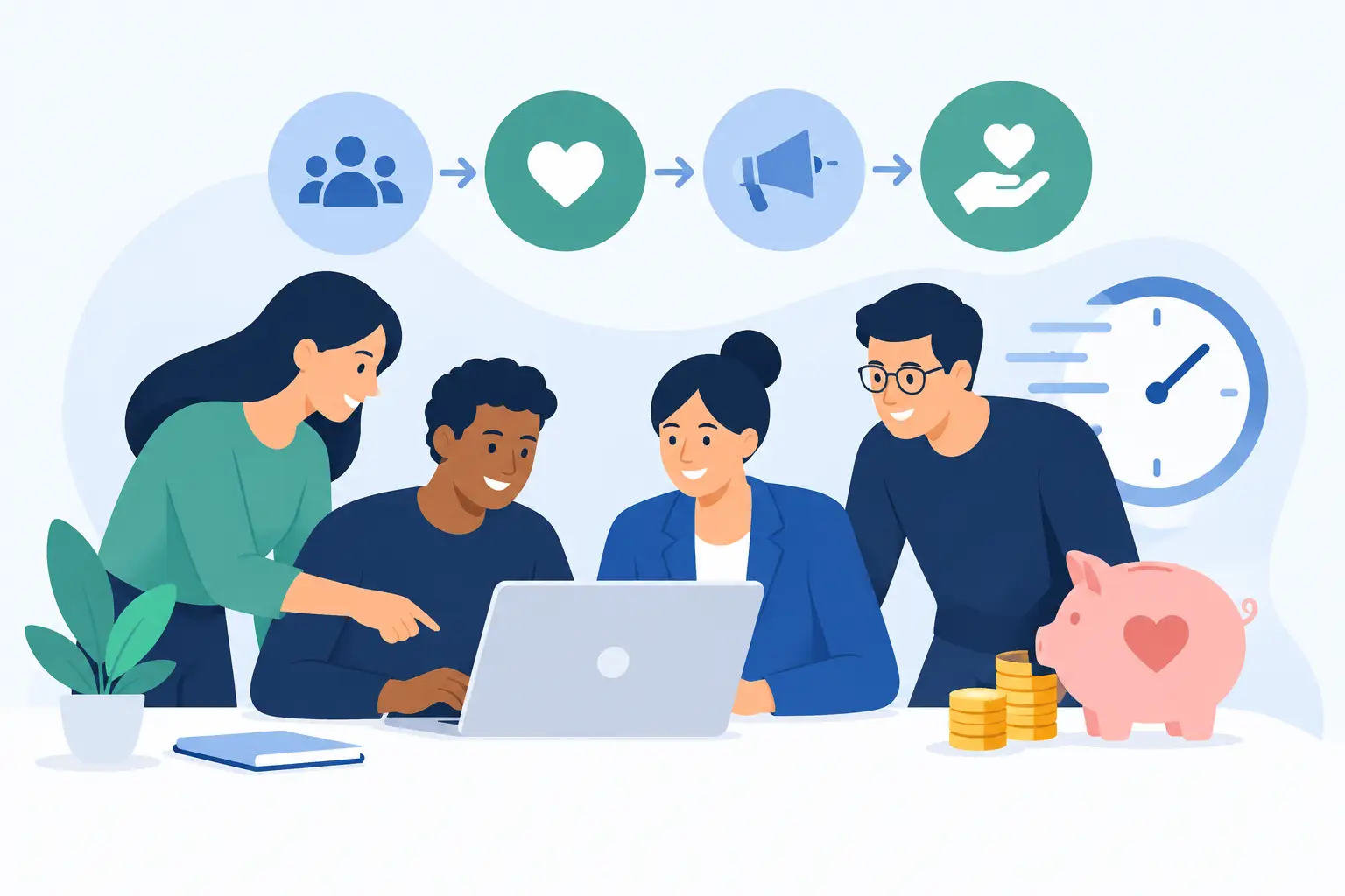A Team Fundraising Workflow That Saves Time