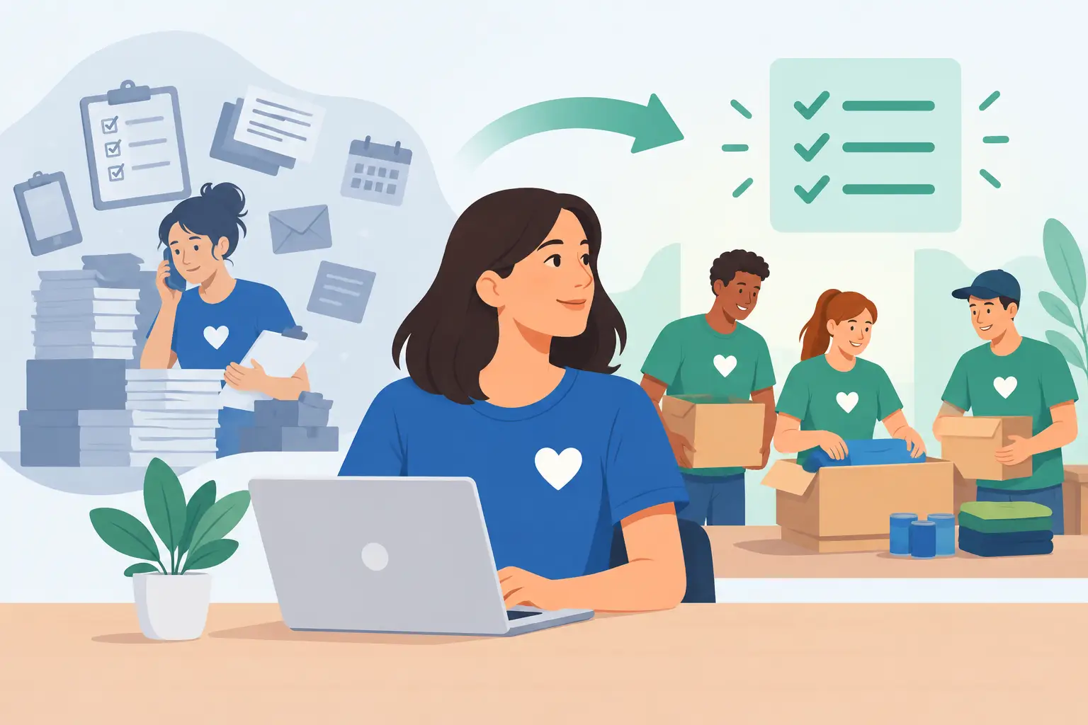 How to Reduce Fundraiser Workload for Volunteers