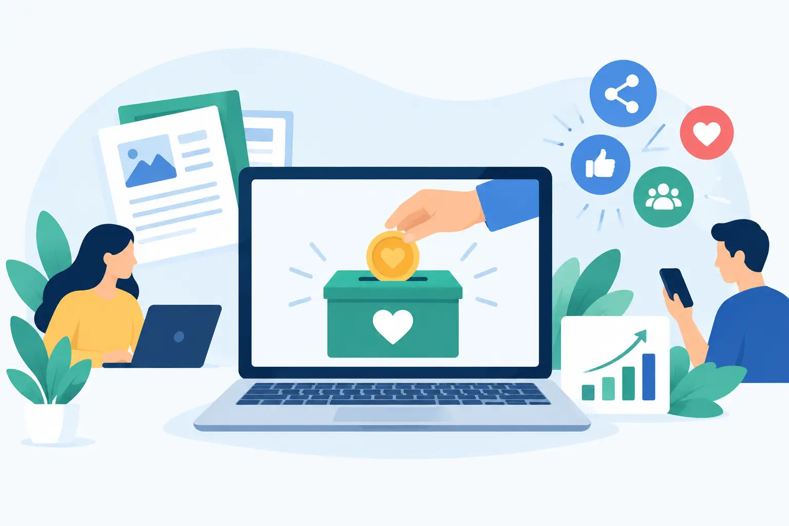 Successful Fundraising Platforms, Templates & Social Tools