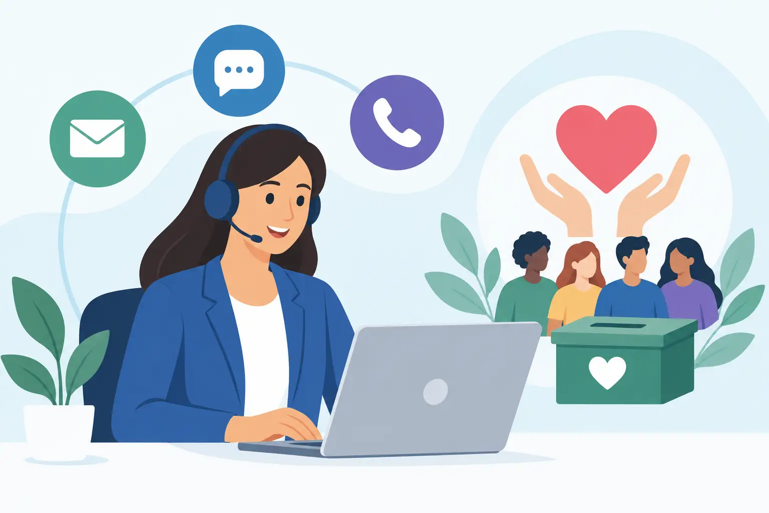 Who Handles Fundraiser Customer Service Online?
